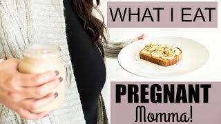 What I Eat In A Day  Pregnancy Edition  2nd Trimester [upl. by Akimrej]