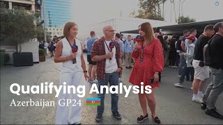 Jacques Villeneuve and Bernie Collins Post Qualifying Analysis  Azerbaijan GP 2024 [upl. by Wolgast]