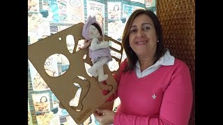 DIY Boneca para Banheiro com Gabarito [upl. by Romito740]