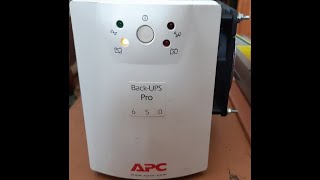 APC BACKUPS PRO 650 [upl. by Ahsinrad]