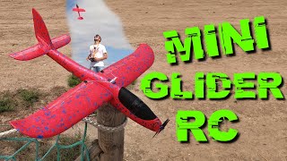 MINI PLANEADOR DE ALIEXPRESS CONVERTIDO A RC 100 DIY [upl. by Dermott]