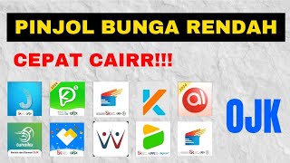 10 Pinjaman Online Langsung Cair dengan Bunga Rendah Terdaftar di OJK [upl. by Kreegar770]