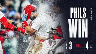 Nationals vs Phillies Game Highlights 51824  MLB Highlights [upl. by Maiah]