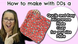 Darvanalee Designs  How to Make a Quick and Easy Plate Cozy [upl. by Marron]