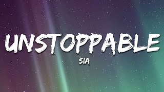 Sia  Unstoppable Lyrics Slowed amp Reverb [upl. by Daitzman]