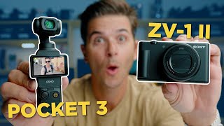 THIS CHANGED MY MIND  DJI Pocket 3 vs Sony ZV 1 MII  VLOG CAMERA BATTLE [upl. by Gladdy]