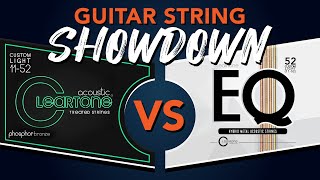 String Showdown  Cleartone Phosphor Bronze Vs Cleartone EQ Acoustic Guitar Strings [upl. by Voltmer195]