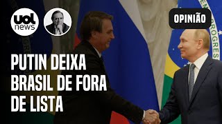 Rússia Brasil fica fora da lista de países considerados hostis por Putin [upl. by Iddo883]