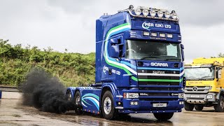 1000HP SCANIA 164 480 V8 LOUD EXHAUST amp TURBO SOUNDS  PIER UK LTD [upl. by Normandy]