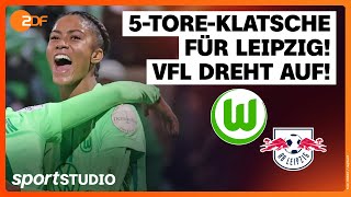 VfL Wolfsburg – RB Leipzig  FrauenBundesliga 5 Spieltag Saison 202425  sportstudio [upl. by Slayton200]