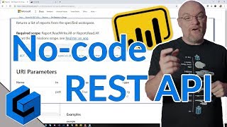 Power BI REST API nocode options [upl. by Inajar]