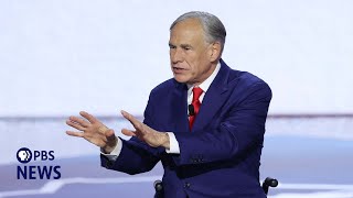 WATCH Gov Greg Abbott speaks at 2024 Republican National Convention  2024 RNC Night 3 [upl. by Vassaux]