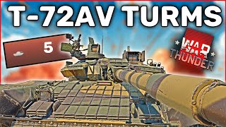 T72AV TURMS Russias 2nd Best Premium in War Thunder [upl. by Grefer]