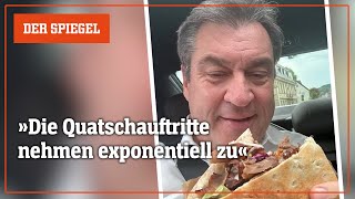 Zwischen Folklore und DönerContent Markus Söder auf Social Media  DER SPIEGEL [upl. by Sheree]