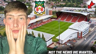 DISAPPOINTING WREXHAM AFC KOP REDEVELOPMENT UPDATE… [upl. by Attenehs]