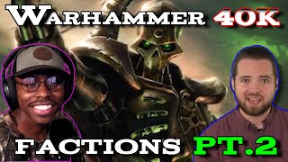 Every Warhammer 40k WH40k Faction Part 2  Fonzie Reacts [upl. by Hofstetter24]