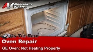 GE Stove Repair  Not Heating Properly  Oven Bake Element [upl. by Aillimat]