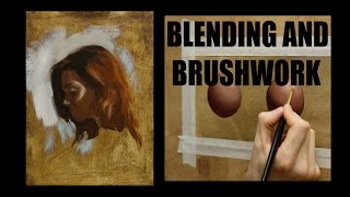 Oil painting techniques  Blending and brushwork [upl. by Kilar]