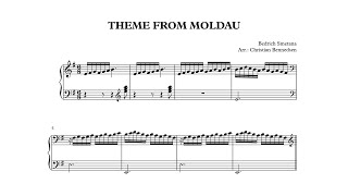 Smetana  Theme from Moldau  Piano [upl. by Luaped]