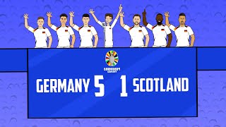 GERMANY 51 SCOTLAND😂 Euro 2024 Day 1 Goals Highlights [upl. by Nylime931]