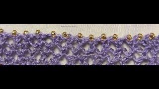 Beaded Bind Off [upl. by Analart]