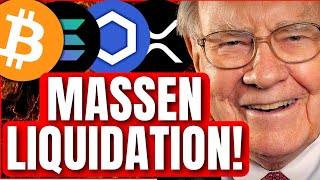 🛑MASSENLIQUIDATION WAS JETZT TUN BITCOIN XRP SOL amp LINK [upl. by Kinnard]