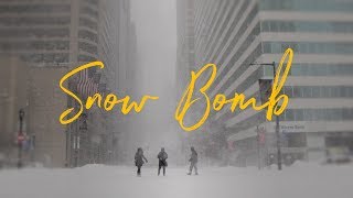 Snow Bomb hits Philadelphia 4k [upl. by Hy497]