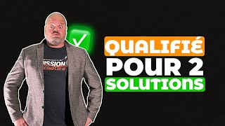 Qualifié pour 2 solutions [upl. by Othe]