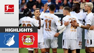 Back on the road to success  TSG Hoffenheim  Bayer 04 Leverkusen 14  Highlights  Matchday 3 [upl. by Hans899]