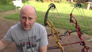 Setting up a compound bow for indoor archery [upl. by Debarath761]