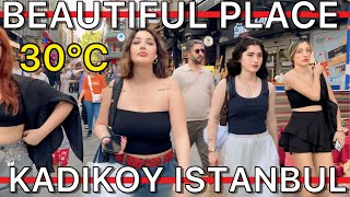 Turkiye🇹🇷Istanbul Asian Side KadikoyFake MarketRestaurantsFashion MarketShopsPob WalkingTour4K [upl. by Irehj]