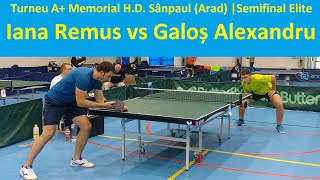 Iana Remus vs Galoș Alexandru Semifinal Elite A Sânpaul Arad 12082023 [upl. by Nisen504]