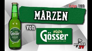 Märzen von Gösser  proBIERTV  Craft Beer Review 1169 4K [upl. by Euqilegna908]