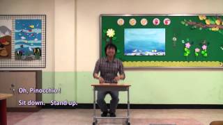 ESL song Pinocchio  Stand up sit down [upl. by Allina]