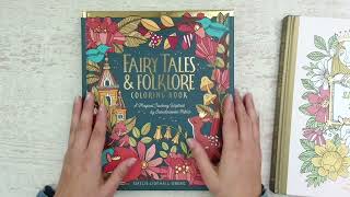 Comparing Emelie Lidehall Oberg coloringbooks fairytalesandfolklore adultcoloringchannel [upl. by Sulienroc199]