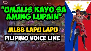 UMALIS KAYO SA AMING LUPAIN  REVAMPED LAPU LAPU NEW VOICE LINE AND SKILLS  TV MOKO [upl. by Aranahs]