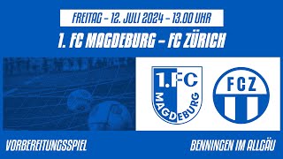 2 Spiel 1 FC Magdeburg  FC Zürich [upl. by Aenel]