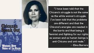 quotChicana Feminism in the Chicano Movementquot by Monty [upl. by Legna725]