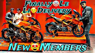 Taking🥳Delivery Of  KTM🥰Rc200 Motogp Finally le li bike dost ne😻 Rc Famliy [upl. by Eecak]