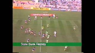 Hugh McGahan try V Canberra 1987 [upl. by Esinad]