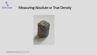 How to measure absolute  true density by gas pycnometry [upl. by Ynabe]