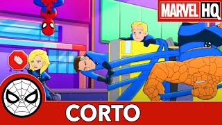 Aventuras de Súper Héroes de Marvel l Uno para todos y Cuatro para uno [upl. by Kora]