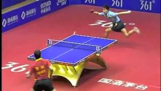 Chinese Superleague 2011 Fang BoTimo Boll Semifinal [upl. by Anawik726]