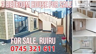 Ruiru 3 Bedrooms Flatroof For Sale 0745321611 home realestate shortvideos property sale [upl. by Cherry662]