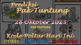 Kode Poltar Syair Pak Tuntung Hari Ini Sydney  Singapore  Hongkong Sabtu 28 Oktober 2023 [upl. by Cote533]