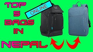 TOP 5 BACKPACK IN NEPAL  YOU CAN BUY ONLINE [upl. by Mingche445]