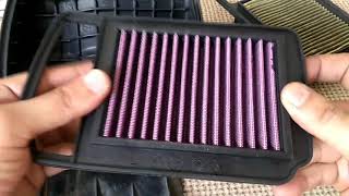 Mio Sporty  Washable Air filter ano ang pinagkaiba [upl. by Yornoc]