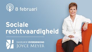 0802  SOCIALE RECHTVAARDIGHEID 🌐⚖️🤝– Devotional van Joyce Meyer [upl. by Nnylylloh]