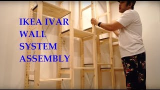 IKEA IVAR System Shelves Full Assembly and Review [upl. by Feliza]