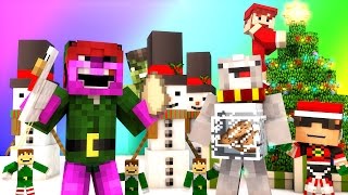 Minecraft MiniGame  DO NOT LAUGH CHRISTMAS SPECIAL SANTA BURGLAR AND HULK GRINCH w Facecam [upl. by Raseac468]